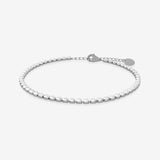 Diamond tennis bracelet in silver