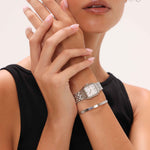 Royale Metal Watch by Isabel Carter in Silver