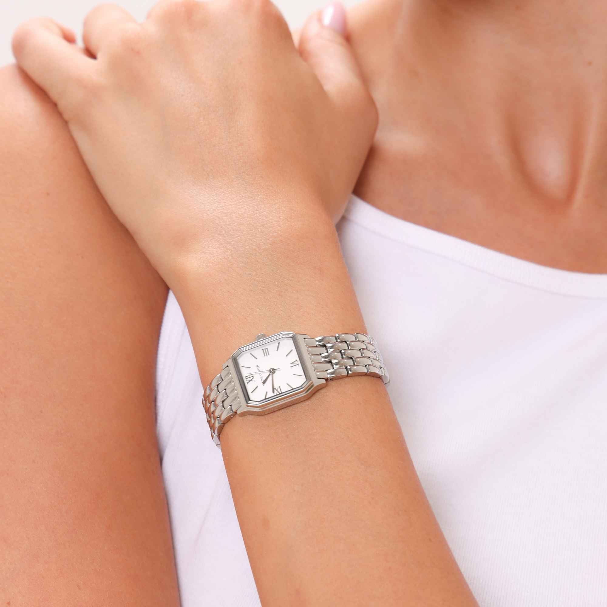 Royale Metal Watch by Isabel Carter in Silver