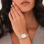 Royale Metal Watch by Isabel Carter in Two Tone Gold & Silver