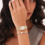 Royale Metal Watch by Isabel Carter in Two Tone Gold & Silver