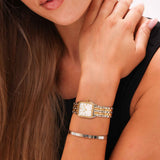 Royale Metal Watch by Isabel Carter in Two Tone Gold & Silver