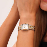 Royale Metal Watch by Isabel Carter in Two Tone Gold & Silver
