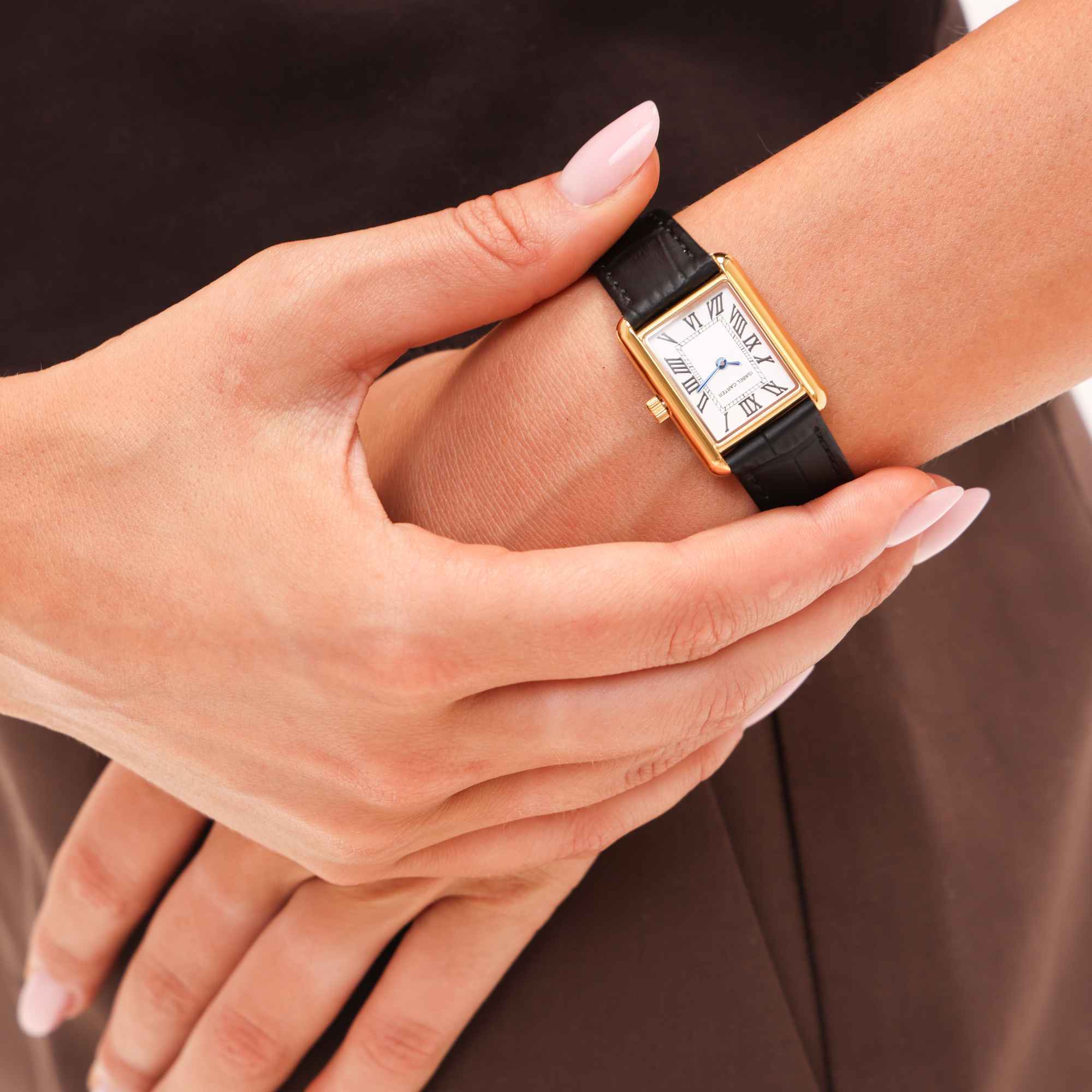 Isabel Carter Sainte Tank Rectangle Watch
