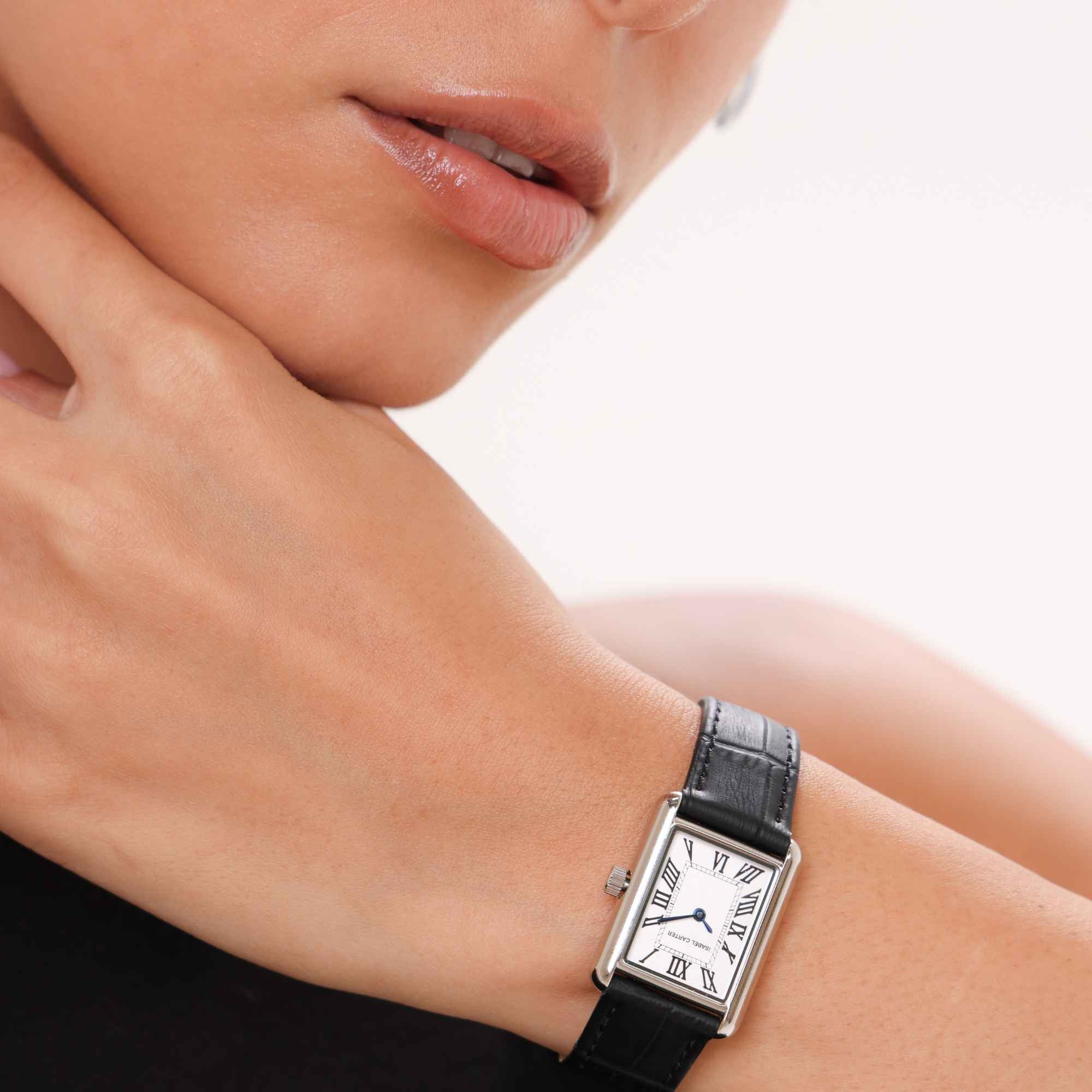 Isabel Carter Sainte Tank Rectangle Watch