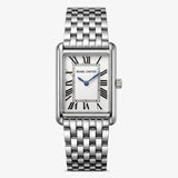 Isabel Carter Recentangle Tank Watch in Metal Silver (Sainte Watch)