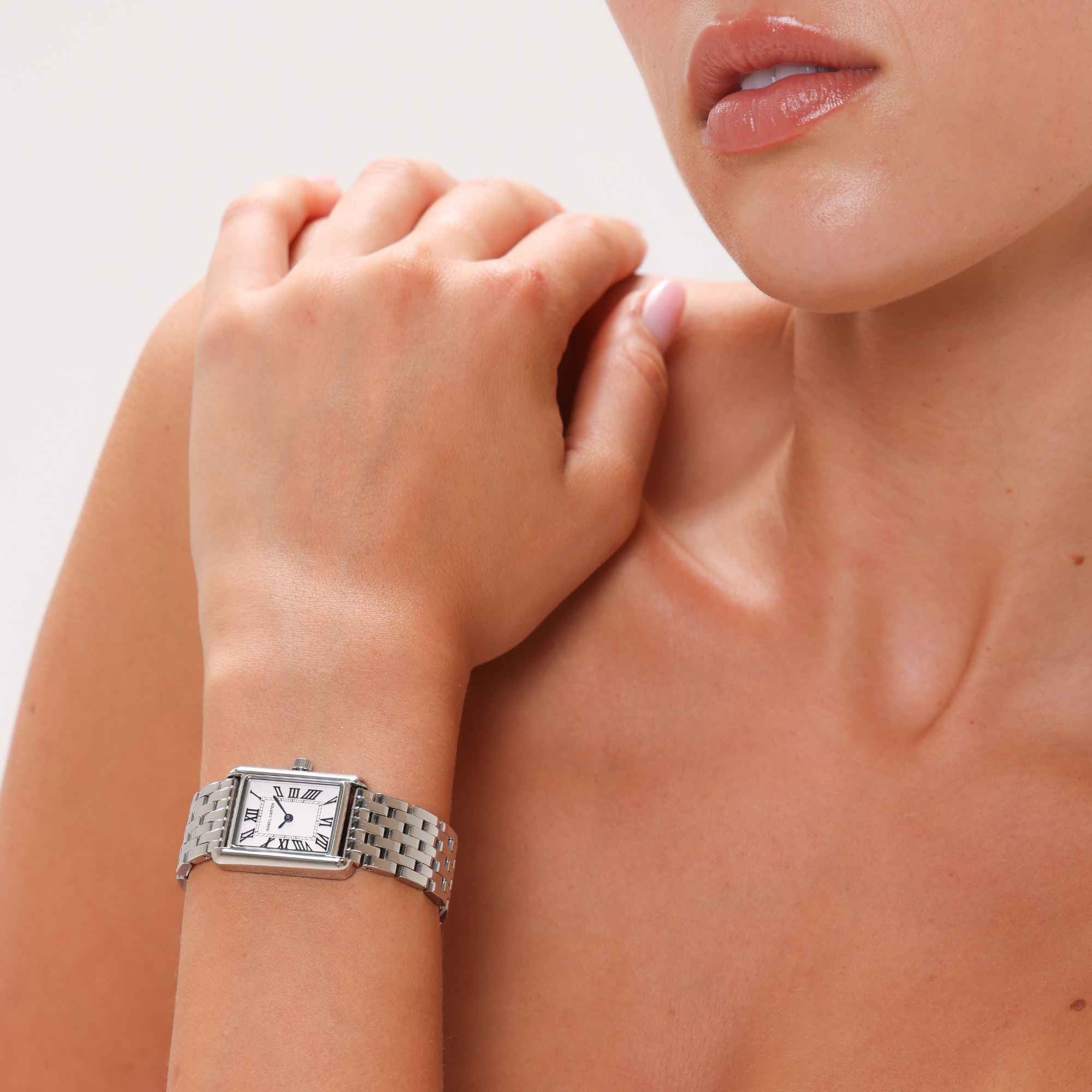 Isabel Carter Sainte Tank Rectangle Watch