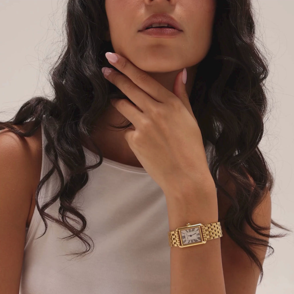 Isabel Carter Sainte Tank Rectangle Watch