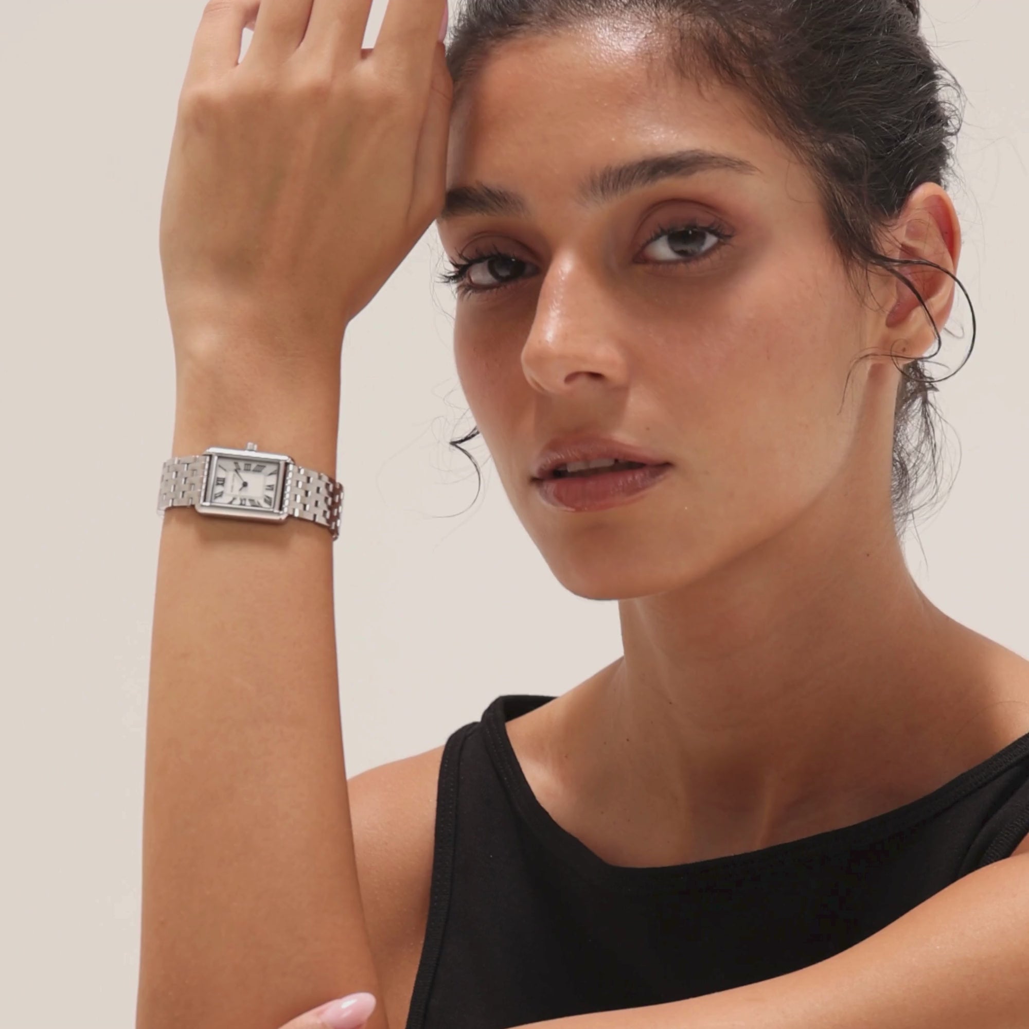 Isabel Carter Sainte Tank Rectangle Watch