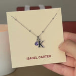 Initial & Birthstone (Silver) - On Card Video