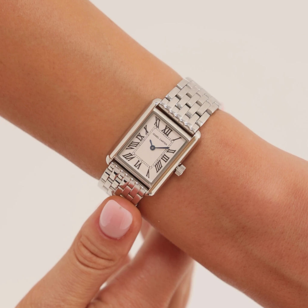 Isabel Carter Sainte Tank Rectangle Watch