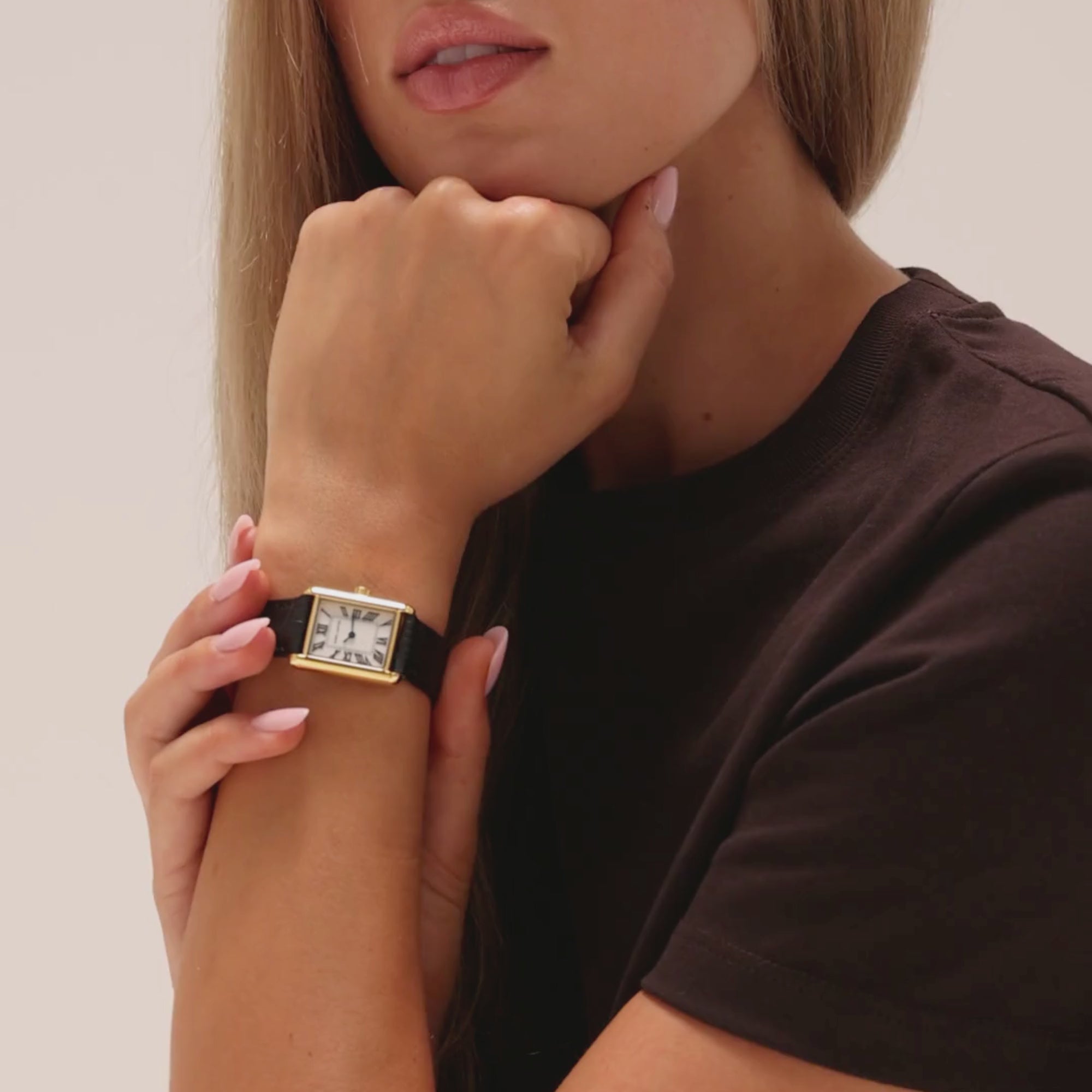 Isabel Carter Sainte Tank Rectangle Watch