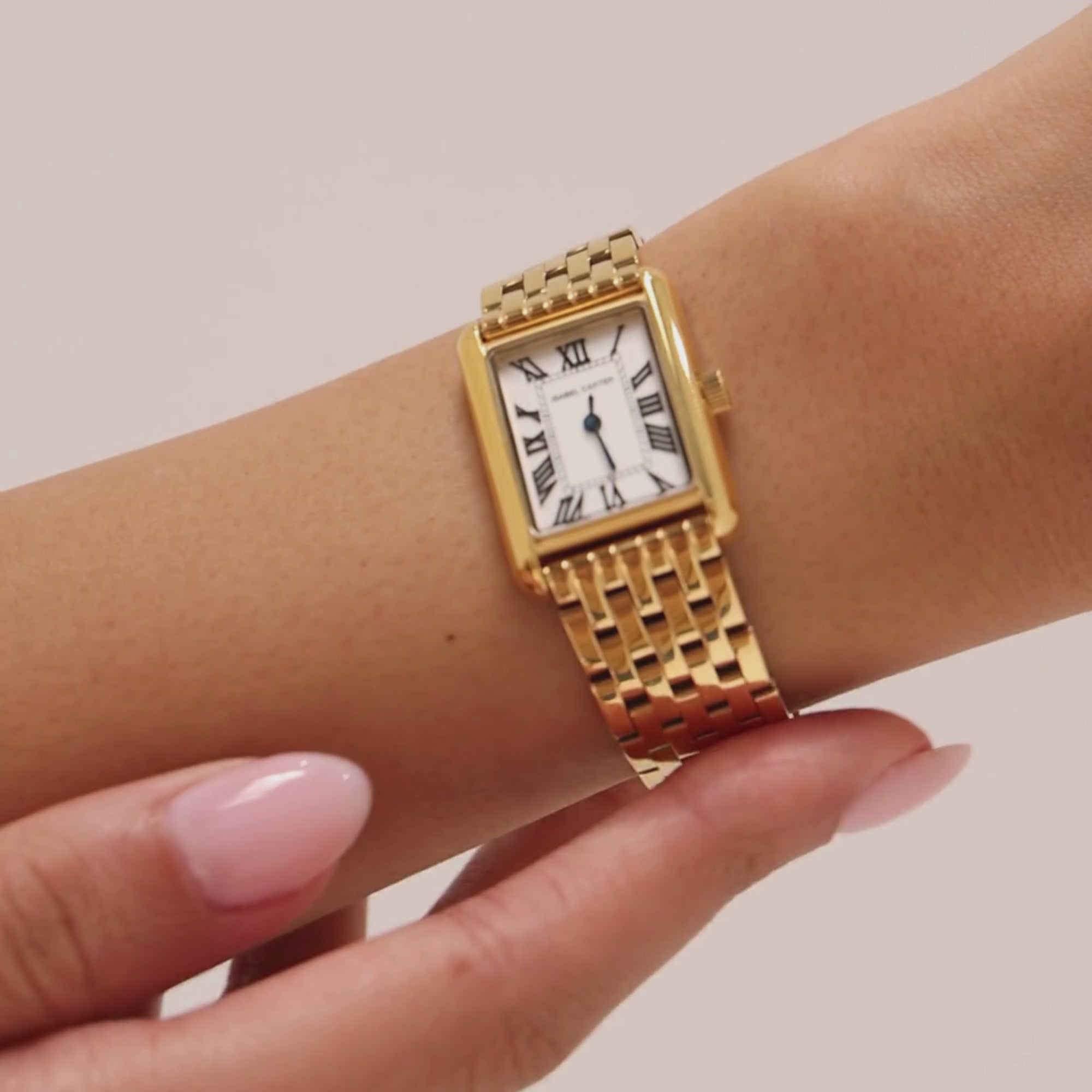 Isabel Carter Sainte Tank Rectangle Watch