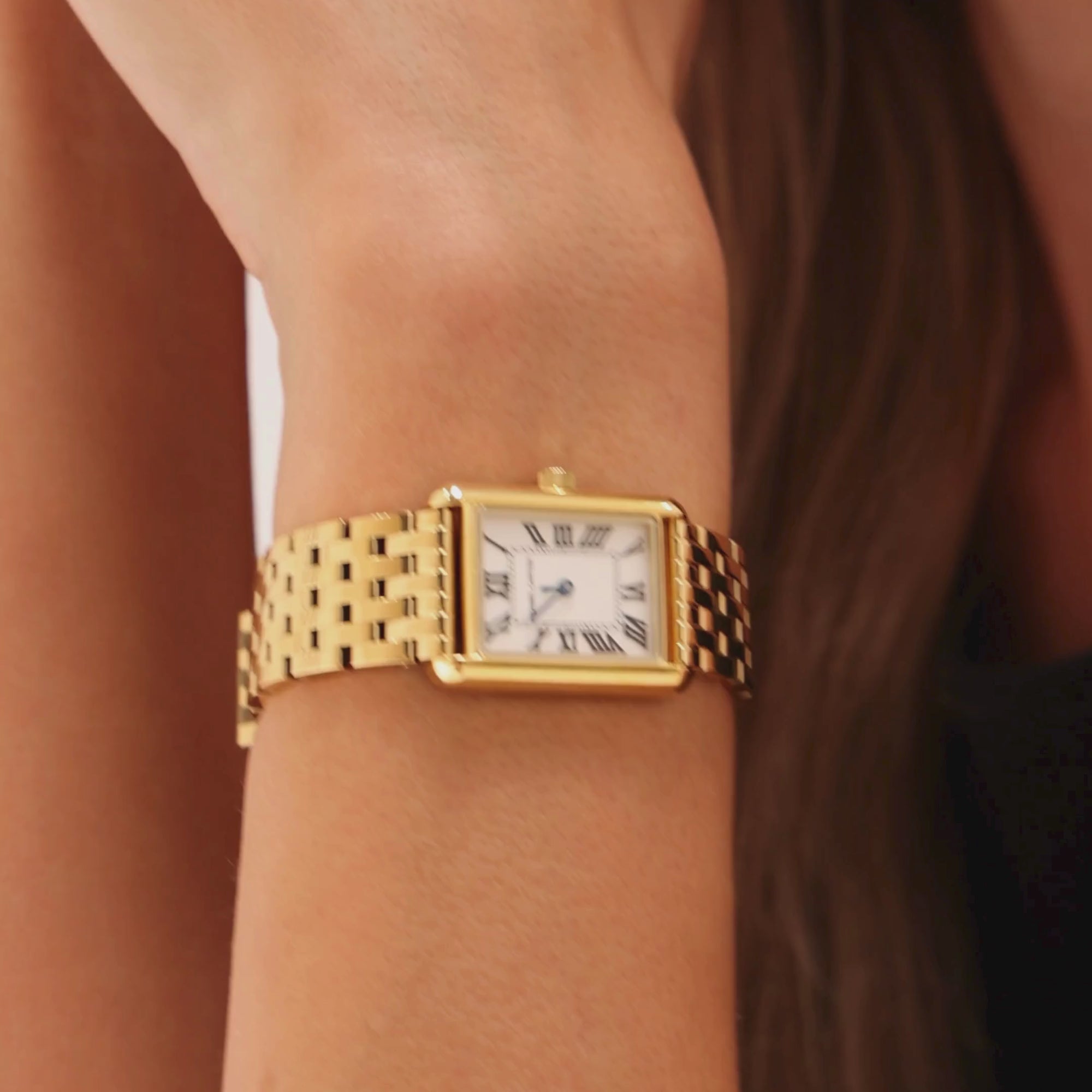 Isabel Carter Sainte Tank Rectangle Watch