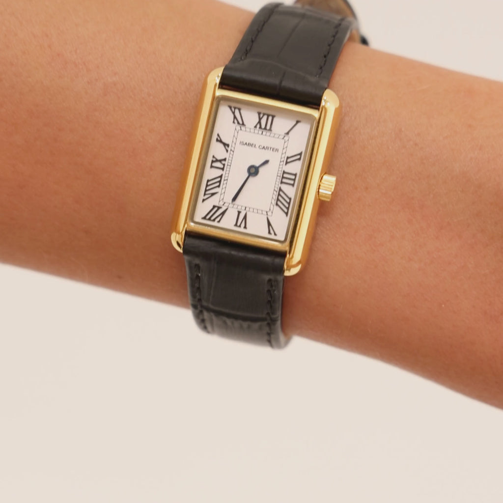 Isabel Carter Sainte Tank Rectangle Watch