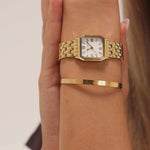 Royale Metal Watch by Isabel Carter in Gold