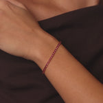 personalised womens jewellery in gold on model 